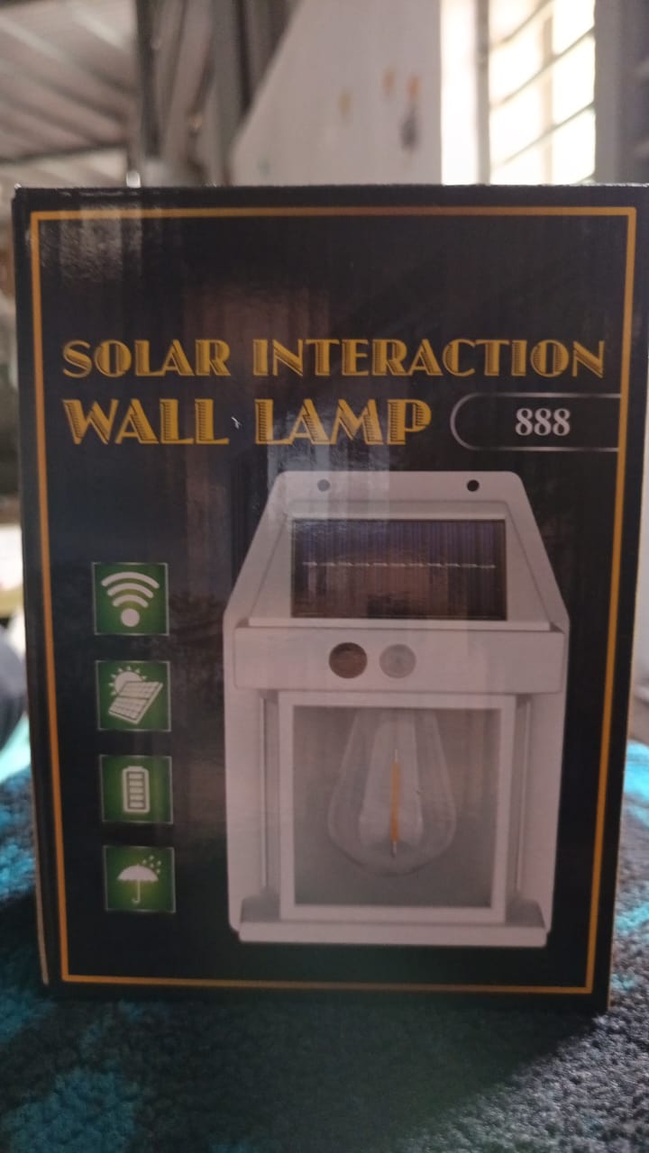 Solar Wall Lamp – Wireless Outdoor Light with Motion Sensor & 3 Modes Solar Wall Lamp – Wireless Outdoor Light with Motion Sensor & 3 Modes